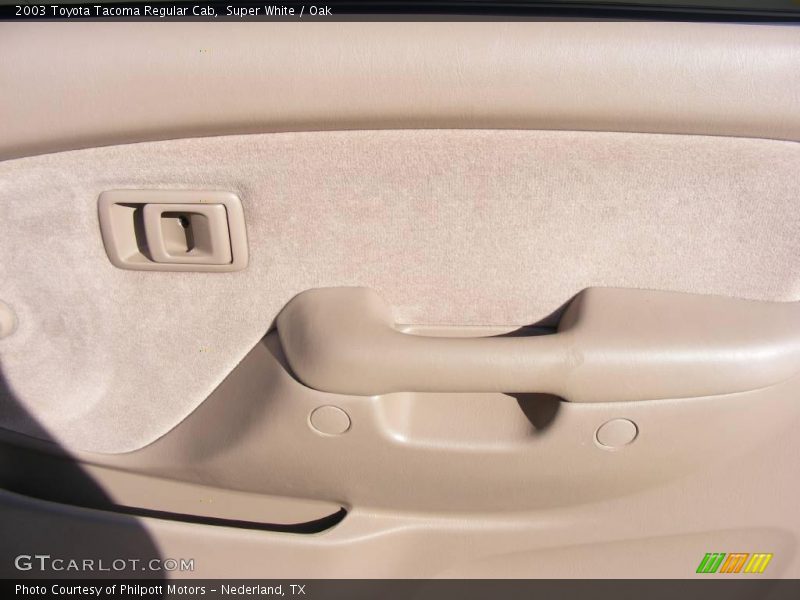 Super White / Oak 2003 Toyota Tacoma Regular Cab