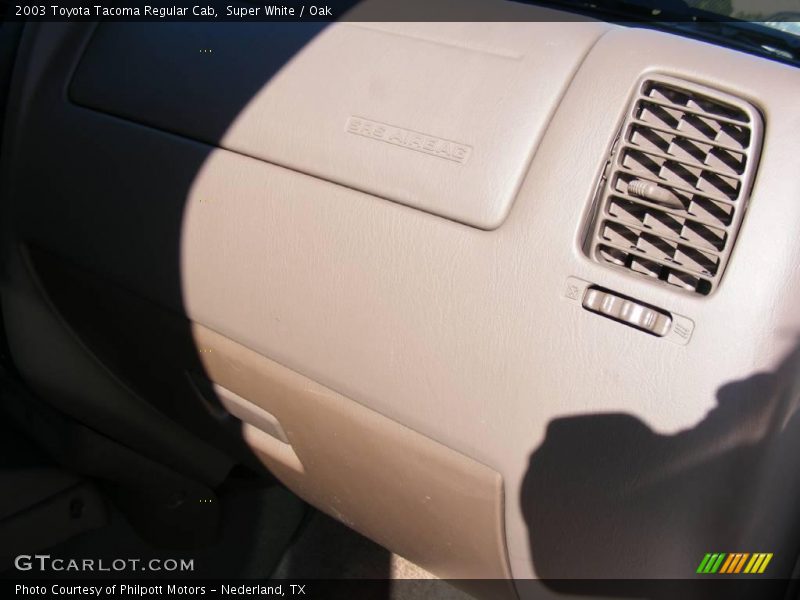 Super White / Oak 2003 Toyota Tacoma Regular Cab