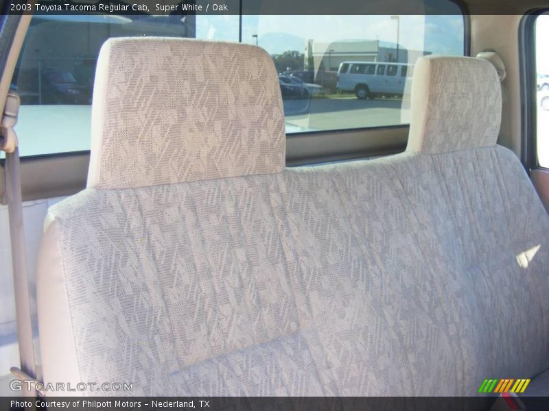 Super White / Oak 2003 Toyota Tacoma Regular Cab