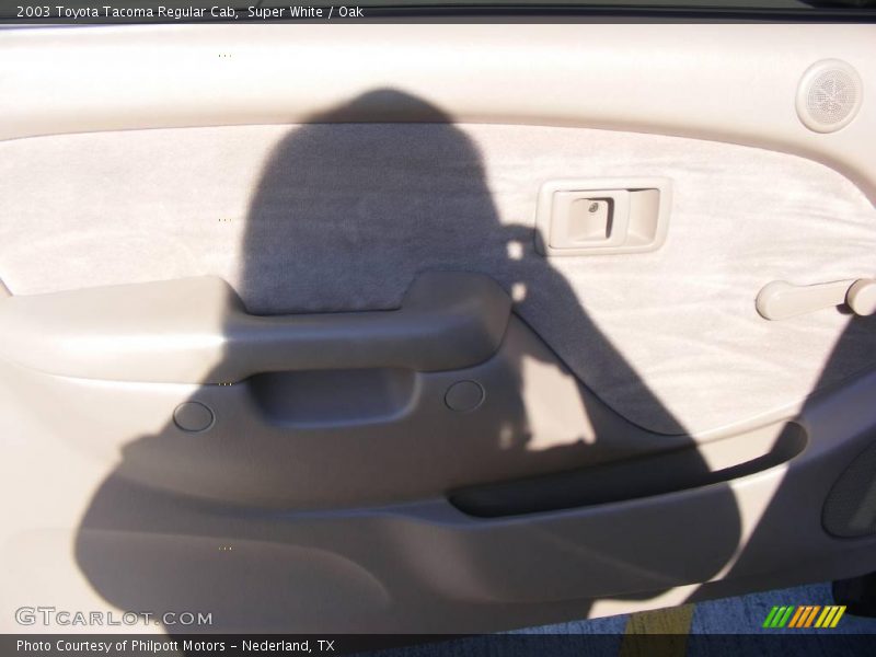 Super White / Oak 2003 Toyota Tacoma Regular Cab