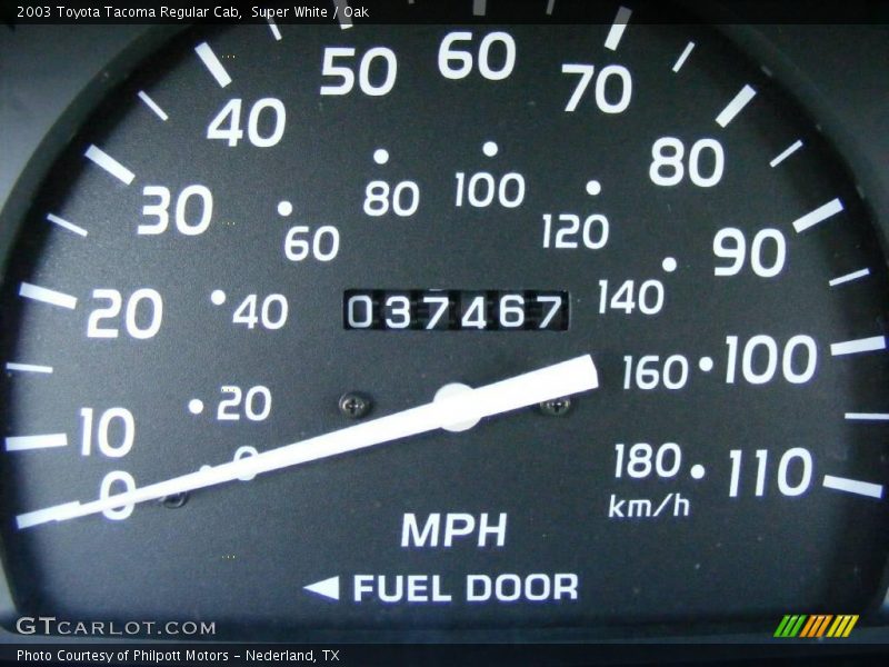 Super White / Oak 2003 Toyota Tacoma Regular Cab