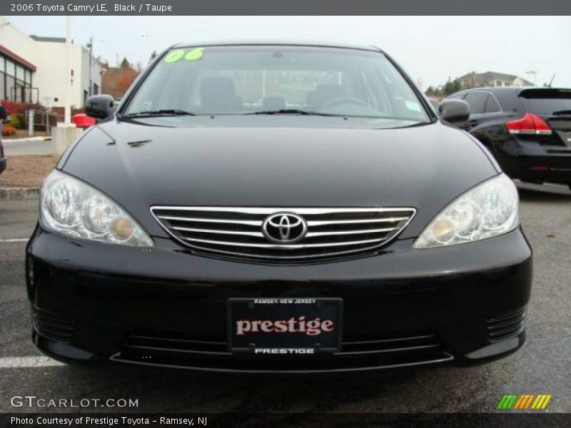 Black / Taupe 2006 Toyota Camry LE