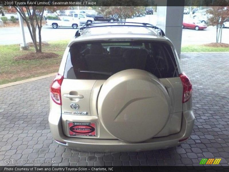 Savannah Metallic / Taupe 2008 Toyota RAV4 Limited