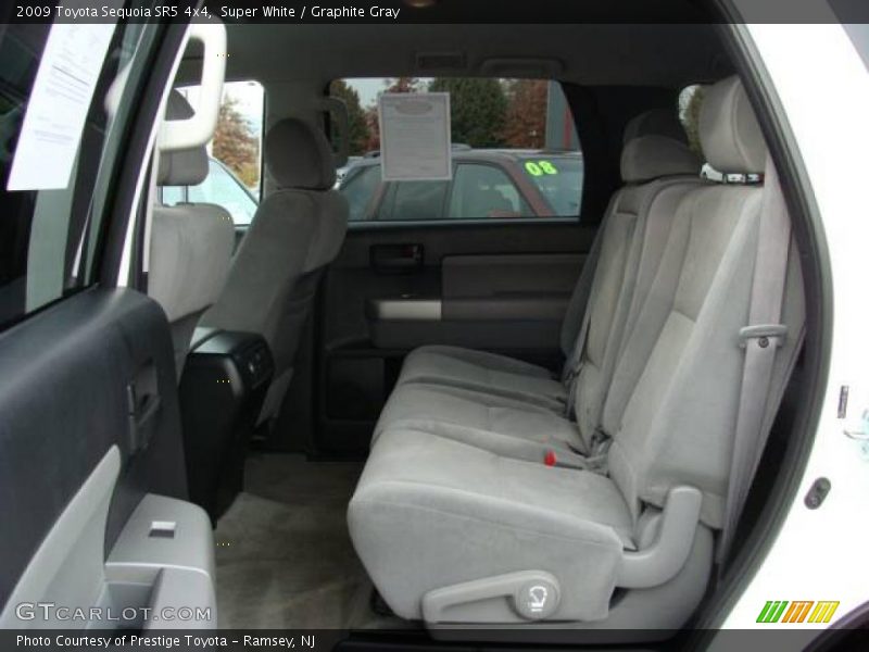 Super White / Graphite Gray 2009 Toyota Sequoia SR5 4x4