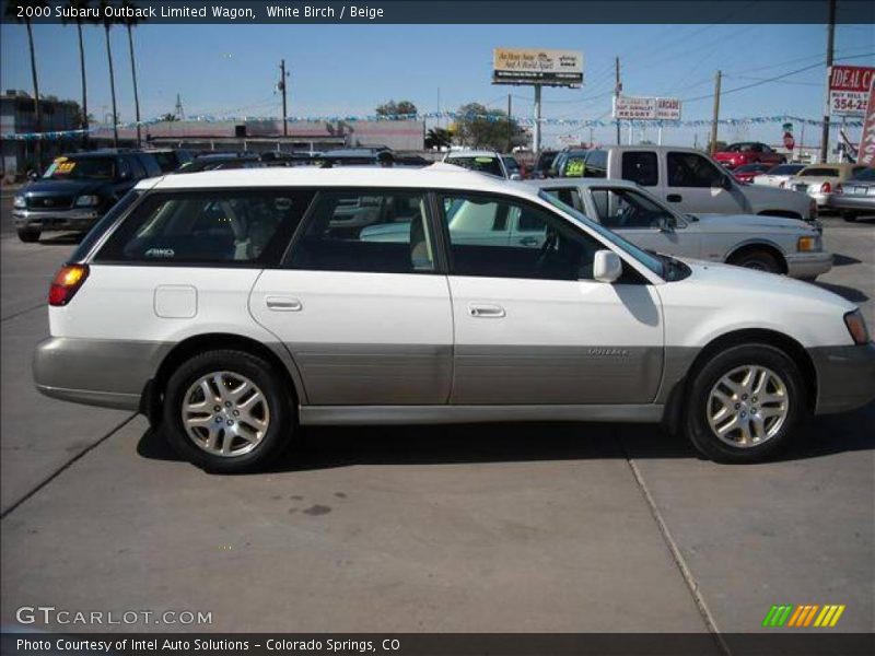 White Birch / Beige 2000 Subaru Outback Limited Wagon