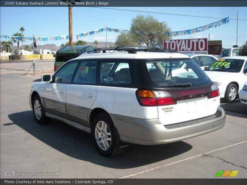 White Birch / Beige 2000 Subaru Outback Limited Wagon