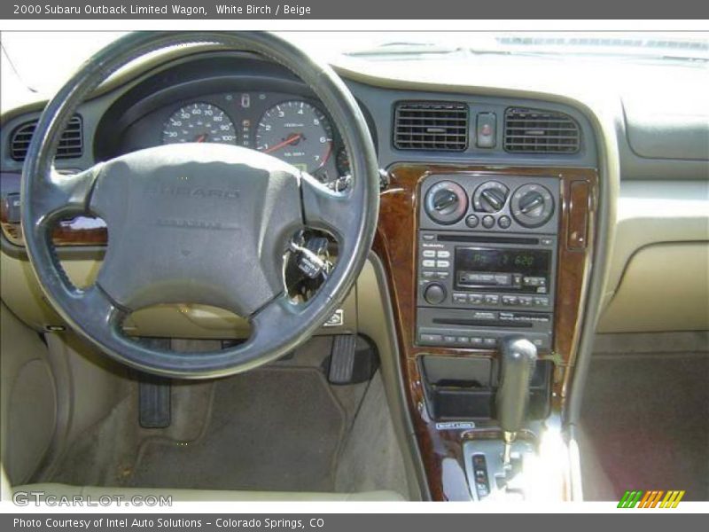 White Birch / Beige 2000 Subaru Outback Limited Wagon