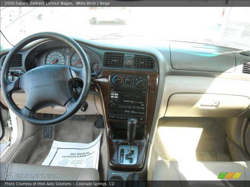 White Birch / Beige 2000 Subaru Outback Limited Wagon