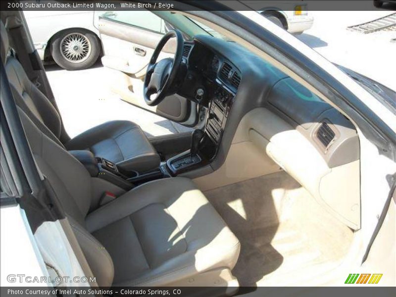 White Birch / Beige 2000 Subaru Outback Limited Wagon
