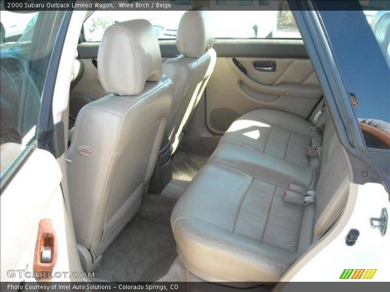 White Birch / Beige 2000 Subaru Outback Limited Wagon