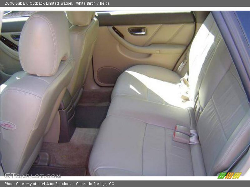 White Birch / Beige 2000 Subaru Outback Limited Wagon
