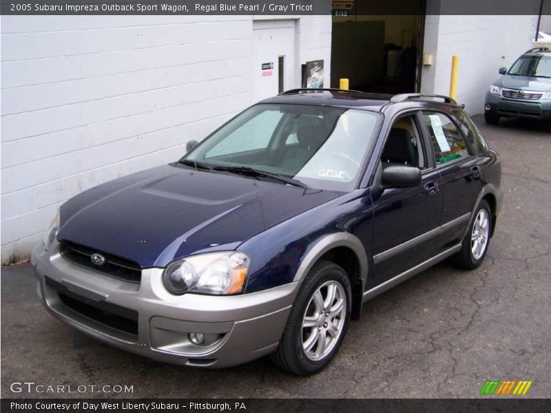 Regal Blue Pearl / Gray Tricot 2005 Subaru Impreza Outback Sport Wagon