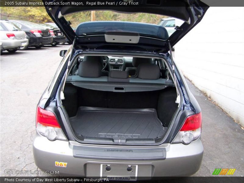 Regal Blue Pearl / Gray Tricot 2005 Subaru Impreza Outback Sport Wagon