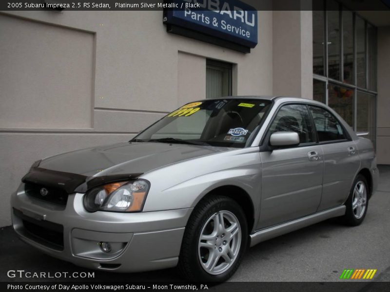 Platinum Silver Metallic / Black 2005 Subaru Impreza 2.5 RS Sedan