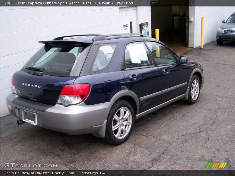 Regal Blue Pearl / Gray Tricot 2005 Subaru Impreza Outback Sport Wagon