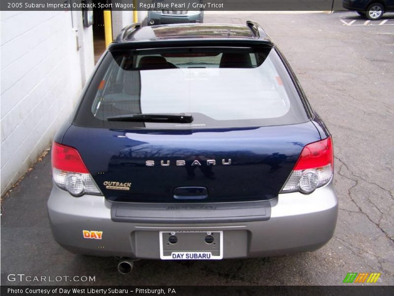 Regal Blue Pearl / Gray Tricot 2005 Subaru Impreza Outback Sport Wagon