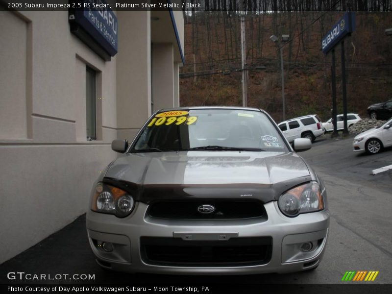 Platinum Silver Metallic / Black 2005 Subaru Impreza 2.5 RS Sedan
