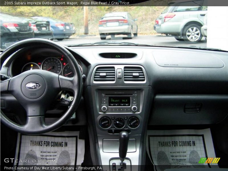 Regal Blue Pearl / Gray Tricot 2005 Subaru Impreza Outback Sport Wagon