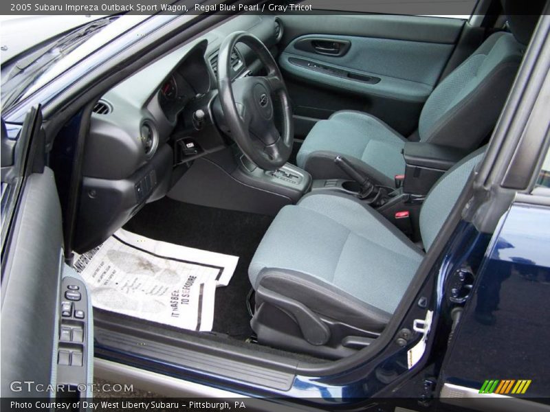 Regal Blue Pearl / Gray Tricot 2005 Subaru Impreza Outback Sport Wagon