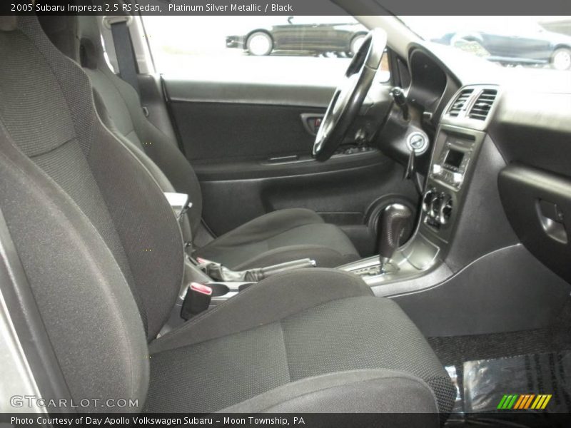 Platinum Silver Metallic / Black 2005 Subaru Impreza 2.5 RS Sedan