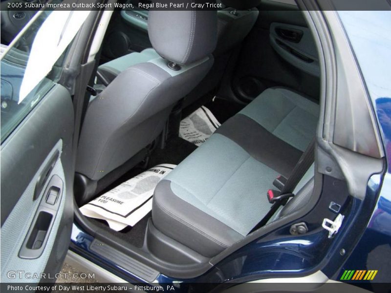Regal Blue Pearl / Gray Tricot 2005 Subaru Impreza Outback Sport Wagon