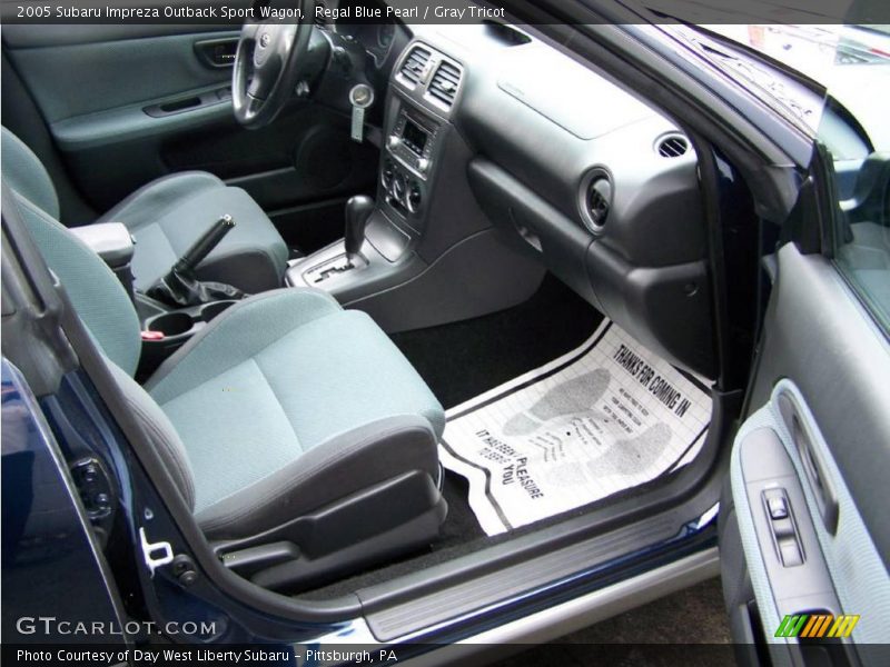 Regal Blue Pearl / Gray Tricot 2005 Subaru Impreza Outback Sport Wagon