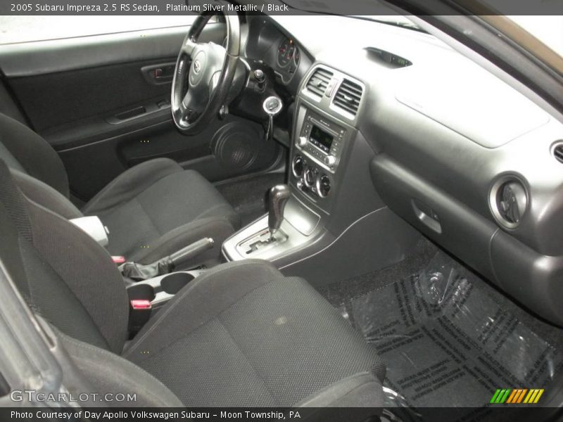 Platinum Silver Metallic / Black 2005 Subaru Impreza 2.5 RS Sedan