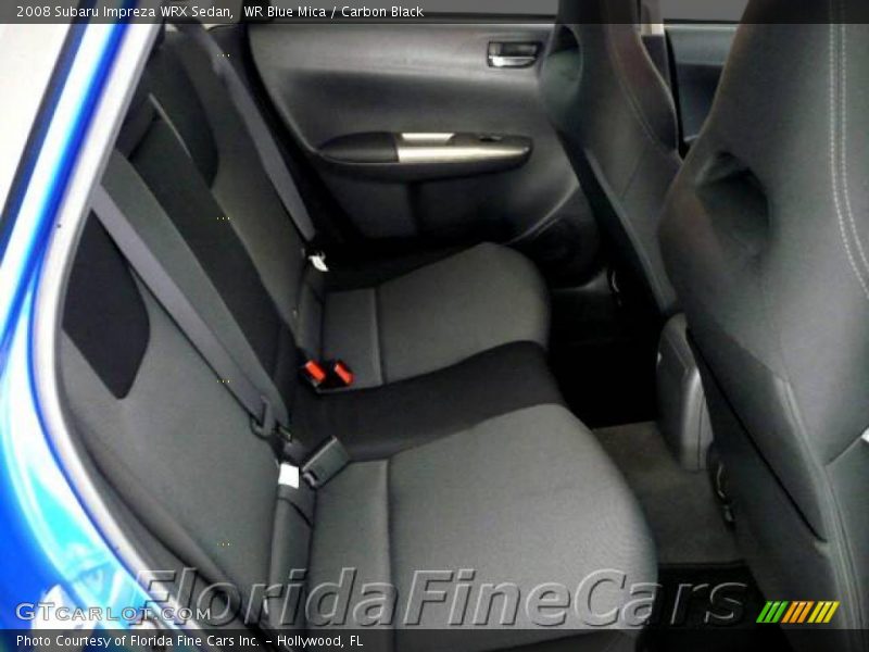 WR Blue Mica / Carbon Black 2008 Subaru Impreza WRX Sedan