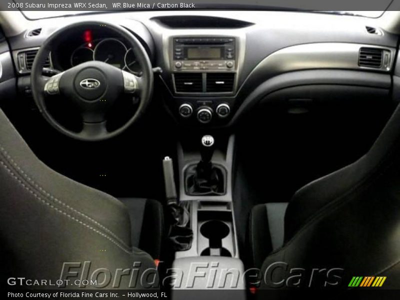 WR Blue Mica / Carbon Black 2008 Subaru Impreza WRX Sedan