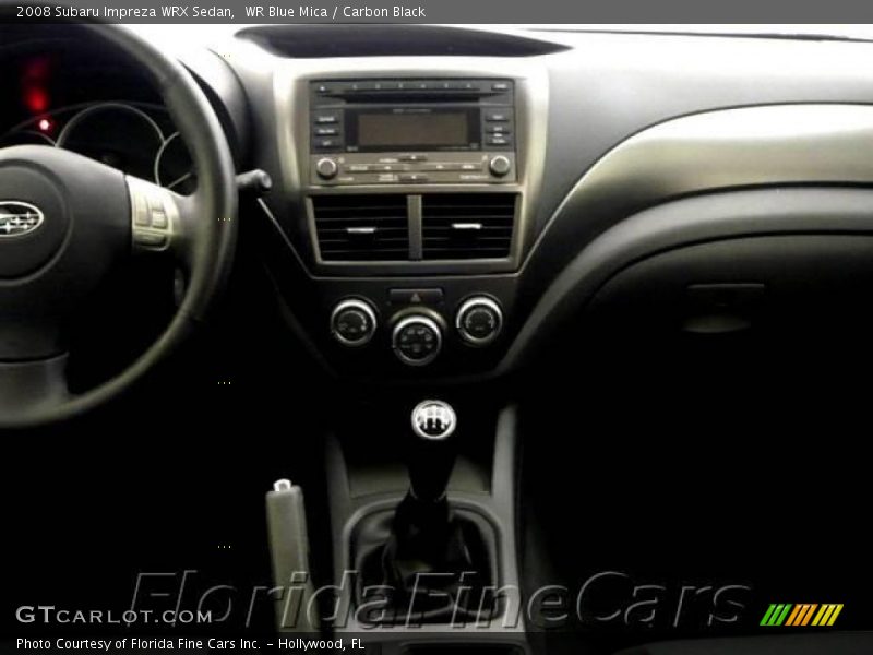 WR Blue Mica / Carbon Black 2008 Subaru Impreza WRX Sedan