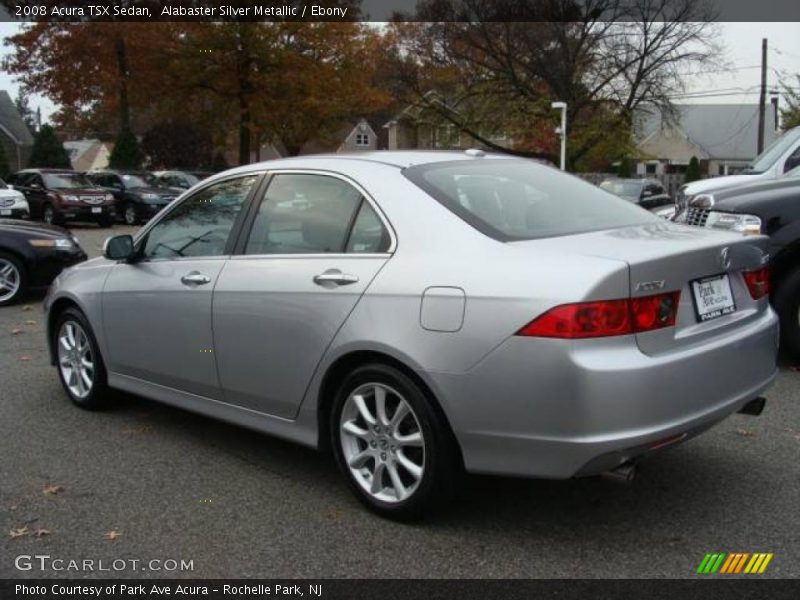 Alabaster Silver Metallic / Ebony 2008 Acura TSX Sedan
