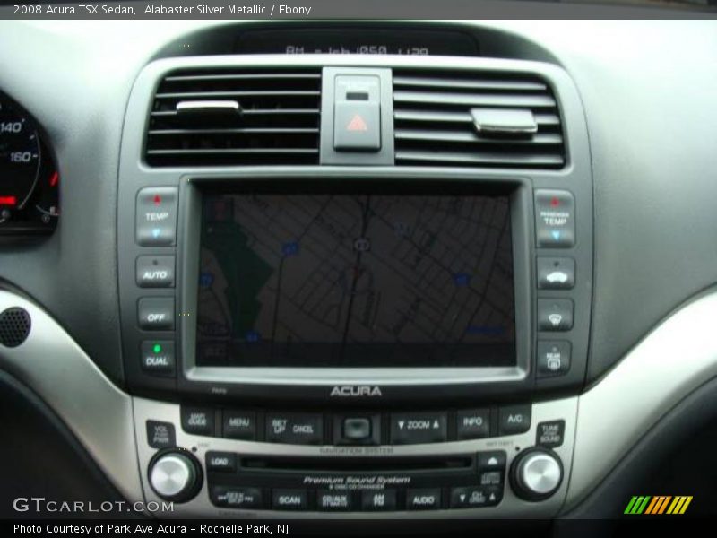 Alabaster Silver Metallic / Ebony 2008 Acura TSX Sedan