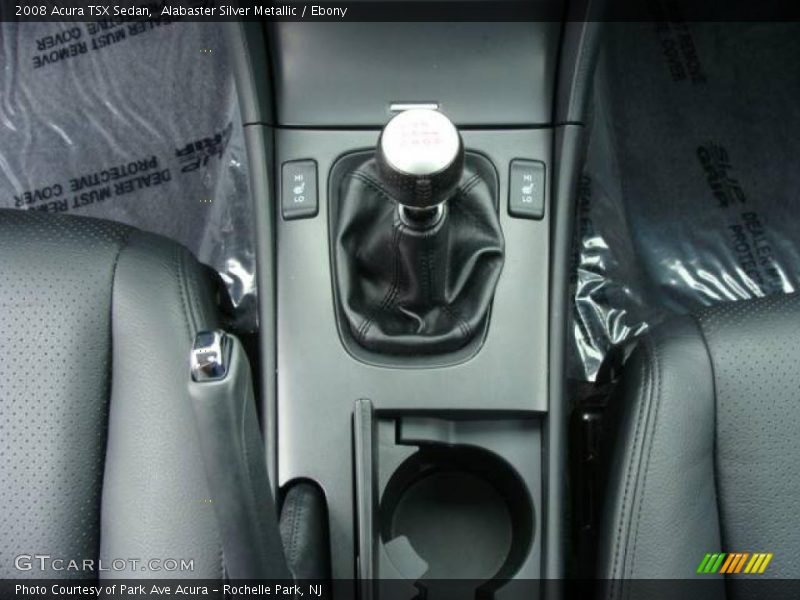 Alabaster Silver Metallic / Ebony 2008 Acura TSX Sedan