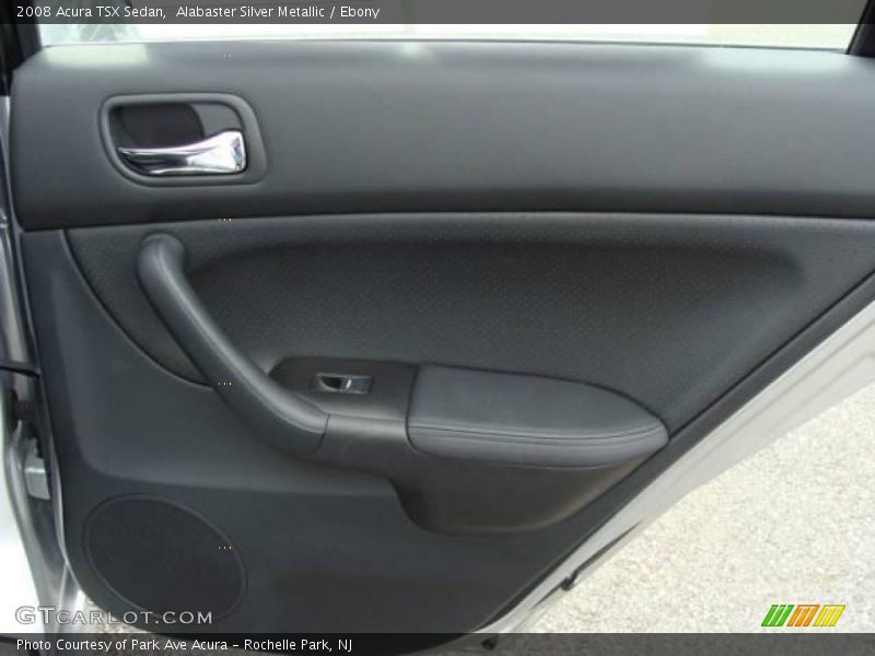 Alabaster Silver Metallic / Ebony 2008 Acura TSX Sedan