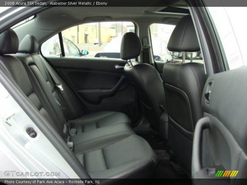 Alabaster Silver Metallic / Ebony 2008 Acura TSX Sedan