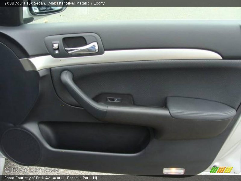 Alabaster Silver Metallic / Ebony 2008 Acura TSX Sedan