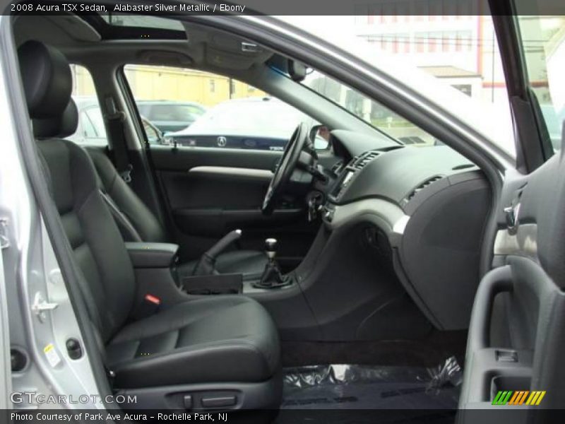 Alabaster Silver Metallic / Ebony 2008 Acura TSX Sedan