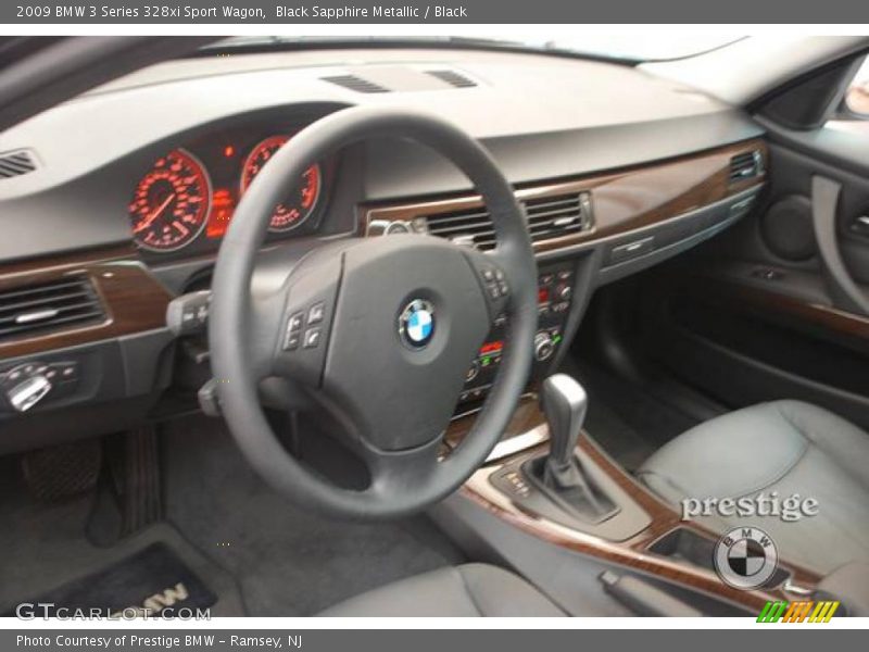 Black Sapphire Metallic / Black 2009 BMW 3 Series 328xi Sport Wagon