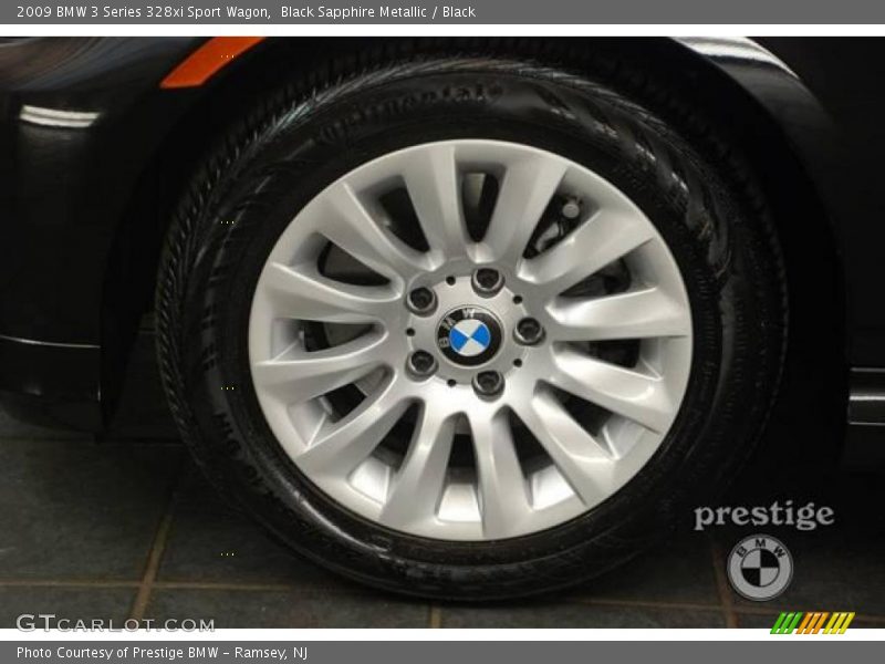 Black Sapphire Metallic / Black 2009 BMW 3 Series 328xi Sport Wagon