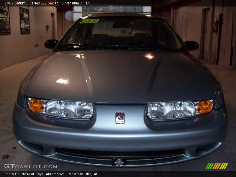 Silver Blue / Tan 2002 Saturn S Series SL2 Sedan