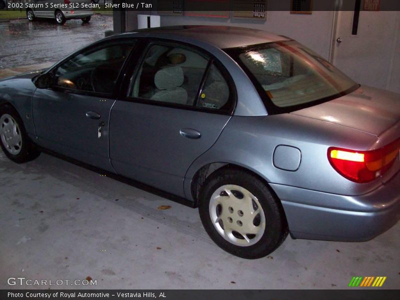 Silver Blue / Tan 2002 Saturn S Series SL2 Sedan