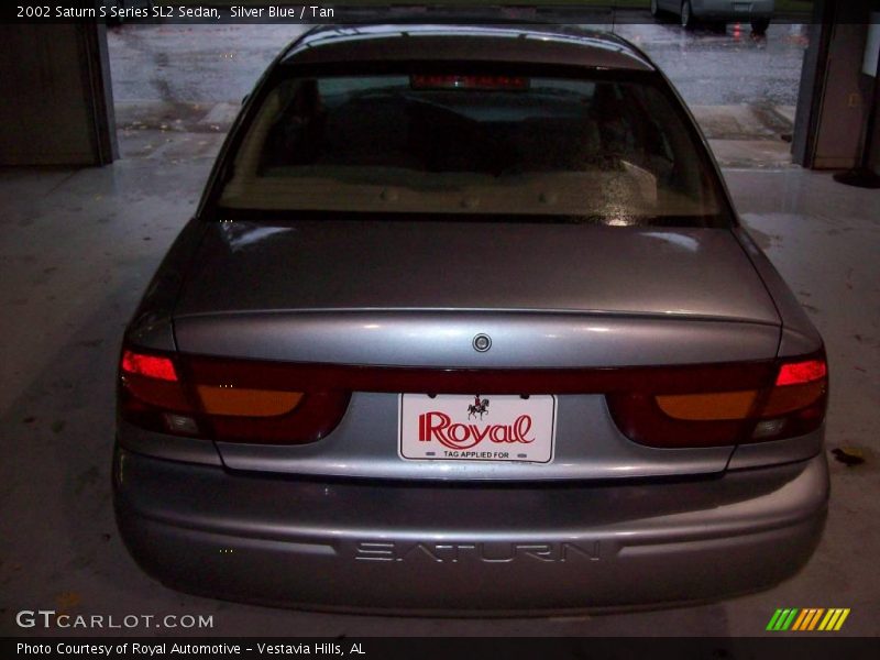 Silver Blue / Tan 2002 Saturn S Series SL2 Sedan