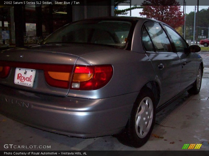 Silver Blue / Tan 2002 Saturn S Series SL2 Sedan