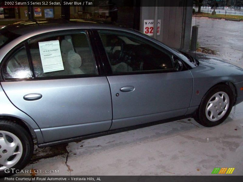 Silver Blue / Tan 2002 Saturn S Series SL2 Sedan