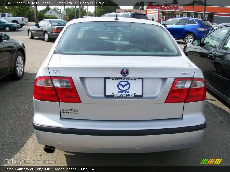 Silver Metallic / Charcoal Gray 2003 Saab 9-5 Aero Sedan