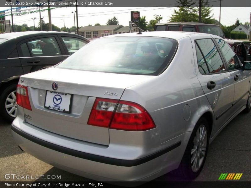 Silver Metallic / Charcoal Gray 2003 Saab 9-5 Aero Sedan