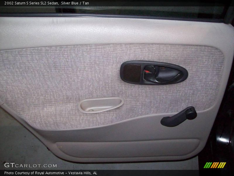 Silver Blue / Tan 2002 Saturn S Series SL2 Sedan