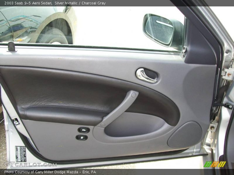 Silver Metallic / Charcoal Gray 2003 Saab 9-5 Aero Sedan