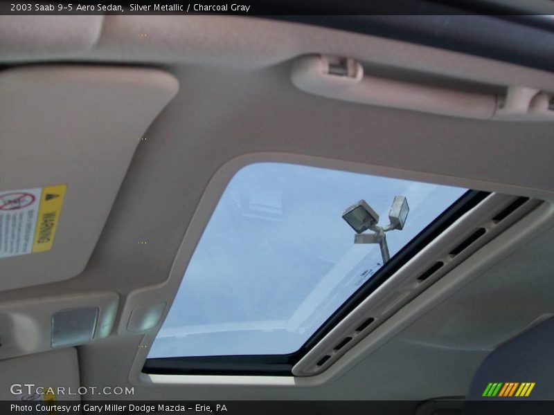 Silver Metallic / Charcoal Gray 2003 Saab 9-5 Aero Sedan