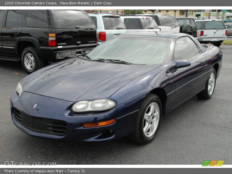 Navy Blue Metallic / Dark Gray 1999 Chevrolet Camaro Coupe